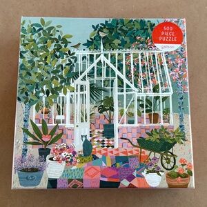 Galison Greenhouse Gardens 500 Piece Jigsaw Puzzle